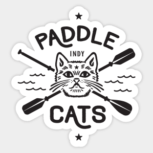 Paddle Cats Sticker